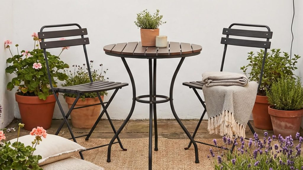 Small Bistro Table Garden Set